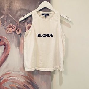BRUNETTE the LABEL Tank “BLONDE”